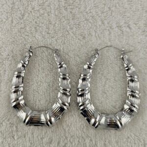 Bamboos Oval Silver Med/lg